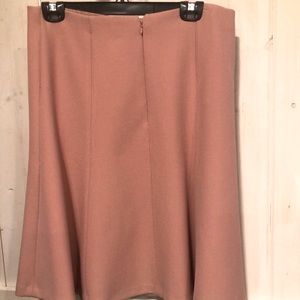 Women’s just below the knee pink skirt